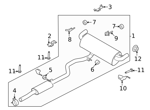 Exhaust Components for 2021 Jaguar E-Pace #3