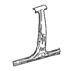 6131106110 - Body: Center Pillar for Toyota: Camry Image