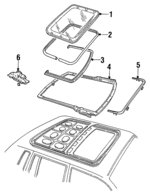 FOVY54500A18A - Body: Glass Panel for Lincoln: Town Car Image