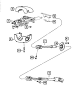 1WT40LV5AC - Steering: Steering Column Shroud for Mopar Image