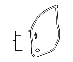 72310STXA01 - : Door Weather-Strip for Acura: MDX Image