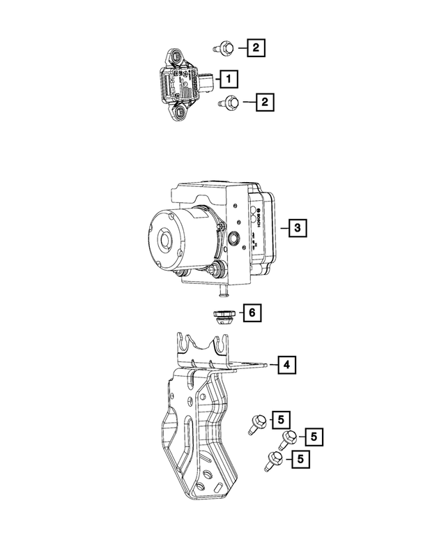 56029560AB - Electrical: Dynamics Sensor for Mopar Image image