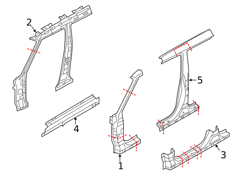 Center Pillar for 2018 Kia Soul #0
