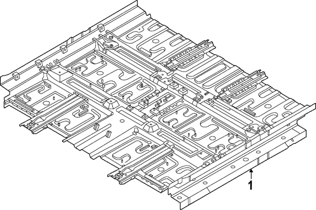 65100XG000 - : Front Floor Pan for Kia Image
