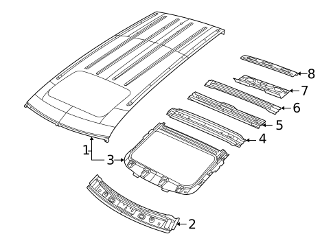 Roof & Components for 2024 Jeep Grand Cherokee #0
