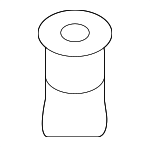 39978890 - Body: Lock Knob Guide for Volvo: S60, S80, V70, XC70, XC90 Image