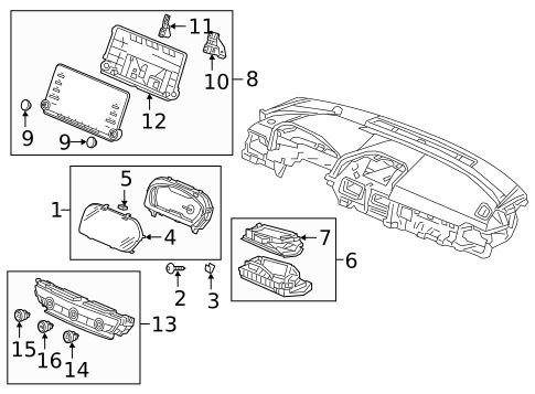 Driver Information Center for 2020 Honda Accord #0