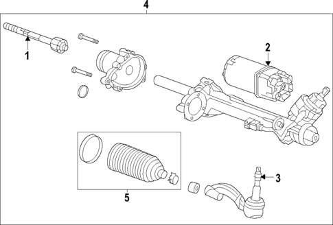 Steering Gear & Linkage for 2022 Cadillac CT4 #0