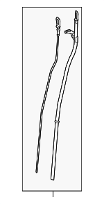 2700104702 - Engine: Guide Tube for Mercedes-Benz Image