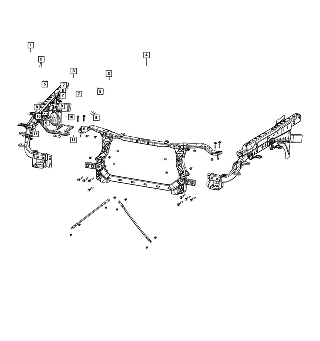 6101983 - Cooling: Hex Head Screw And Washer for Mopar Image image