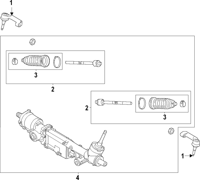 SL3Z3504S - : Gear Rack And Pinion Steerin for Ford Image