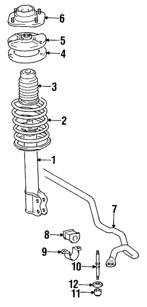 Struts & Suspension Components for 1995 Toyota Paseo #0