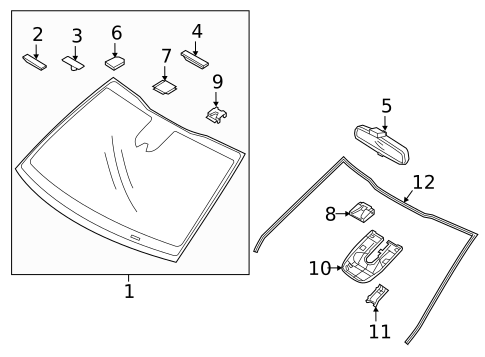 Reveal Moldings for 2017 Kia Niro #0