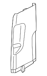 8V58672404PK - Body: Lower Center Pillar Trim for Audi Image