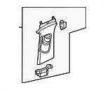 8V5867244ASP8 - Body: Upper Center Pillar Trim for Audi Image