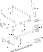 48231AK111 - : Coil Spring for Toyota Image