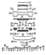 68631802AB - : Fog Lamp Bracket, Right for Mopar Image