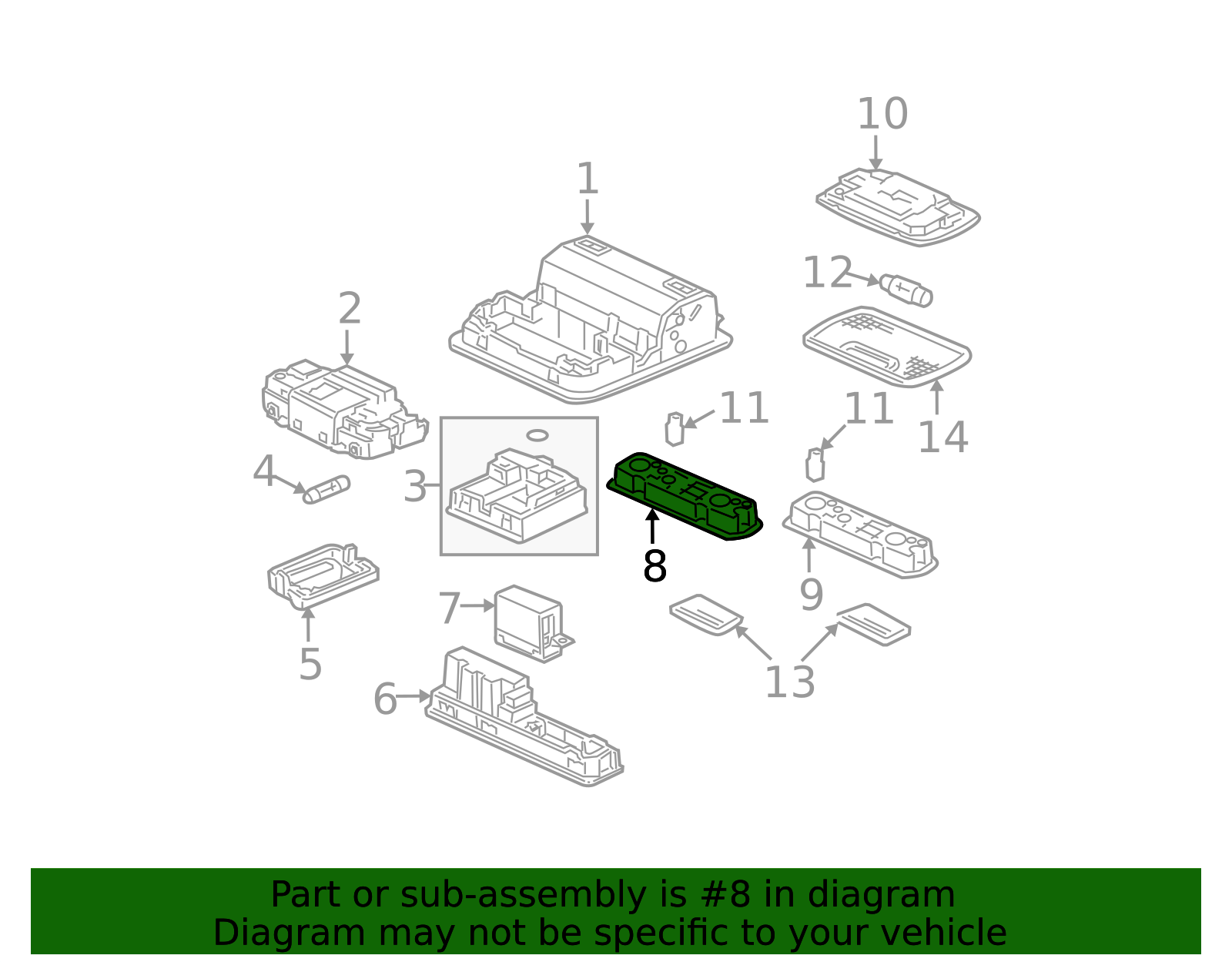 Interior Dome Light - OEM Brightness & Fit | AutoNation Parts