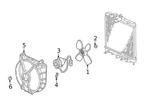 Cooling Fan for 1998 Honda Civic #0
