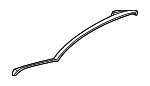 99153707702 - Body: Weatherstrip for Porsche: 911 Image