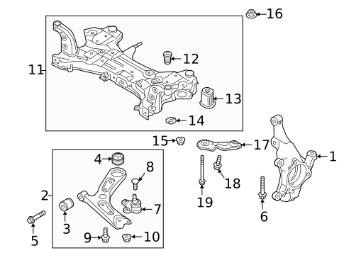 Suspension Components for 2019 Hyundai Elantra #2
