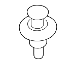 11589290 - Body: Cowl Grille Clip for GM Image