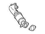 22985636 - : Driver Side 3-Way Catalytic Converter with Flanges, Brace, Gasket, and Studs for Cadillac: ATS, CTS Image