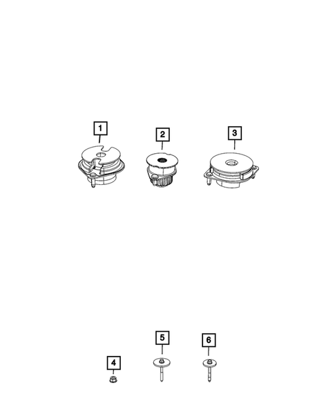 Body Hold Down for 2015 Ram 1500 #1