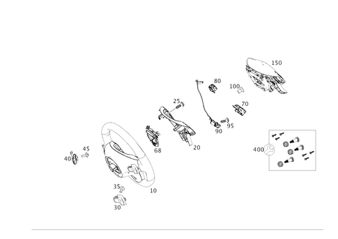 Steering Wheel and Steering Wheel Lock for 2015 Mercedes-Benz B Electric Drive #0