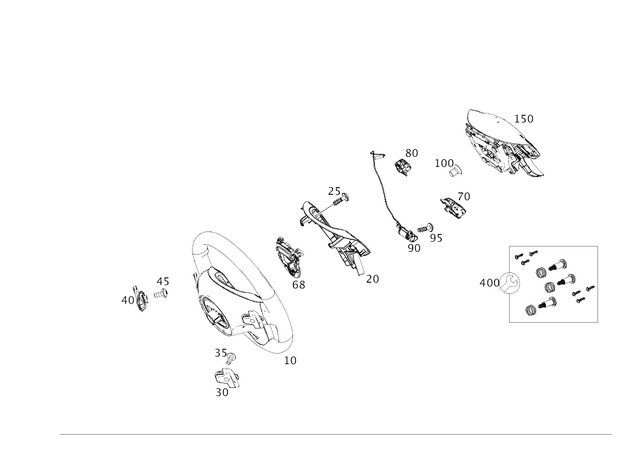 1664640617 - Steering: Contact Plate for Mercedes-Benz Image image