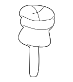 63128361282 - Electrical: Grommet for BMW: 740i, 740iL, 750iL Image