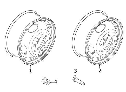 Wheels for 2025 Ford E-450 Super Duty #1