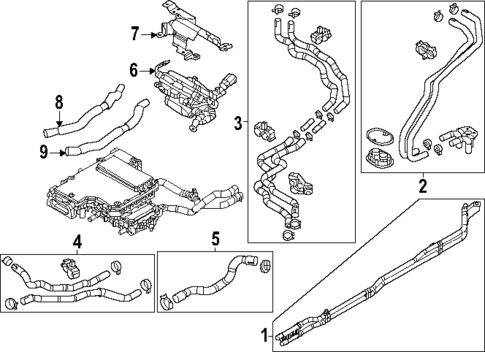 Inverter Cooling Components for 2024 Mazda CX-90 #0
