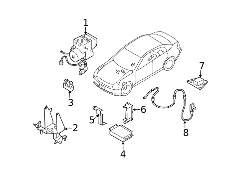 Anti-Lock Brakes for 2005 Nissan 350Z #2