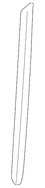 73860SWA003 - : Quarter Glass Seal for Honda: CR-V Image