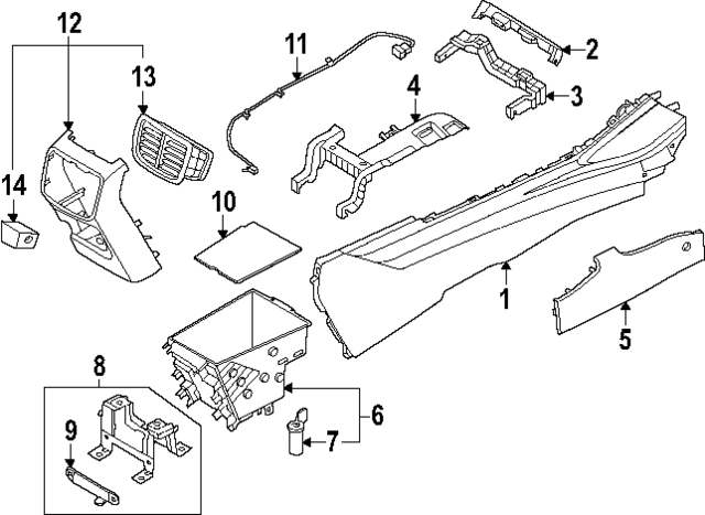 84640L2AA0WK - : Rear Cover for Kia Image