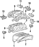 8311024060 - Electrical: Speedometer Head for Lexus: SC300 Image