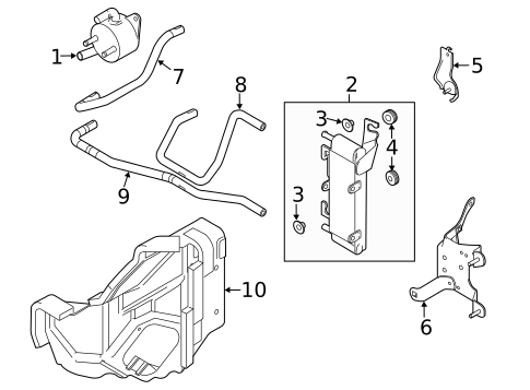Trans Oil Cooler for 2010 Mazda 3 #0