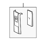 LR027857 - Body: Quarter Pillar Trim for Land Rover: Range Rover Image