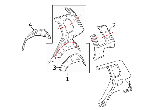 Inner Structure for 2018 Mercedes-Benz GLC 350e #0