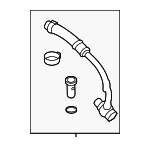 11537883931 - Cooling System: Inlet Pipe for BMW Image