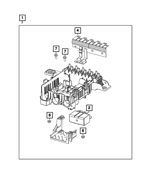 Power Distribution, Fuse Block, Junction Block, Relays and Fuses for 2026 Ram 1500 #1