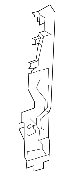 2325003200 - Cooling System: Side Baffle for Mercedes-Benz Image