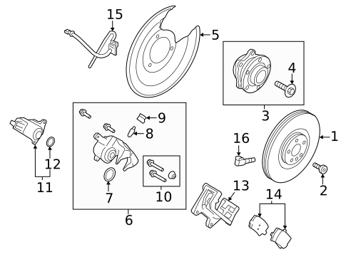 Rear Brakes for 2019 Volvo XC90 #8
