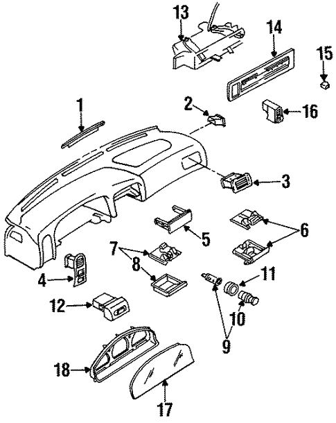 Controls for 1997 Nissan Pickup | OEM Parts Online