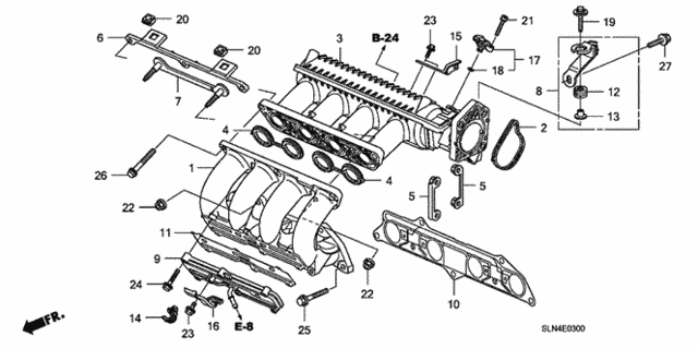Intake Manifold for 2007 Honda Fit #0