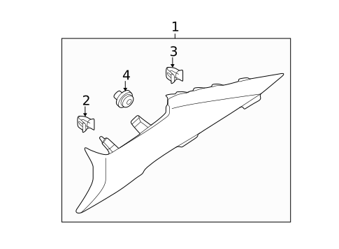 Interior Trim - Quarter Panels for 2015 Kia Optima #0