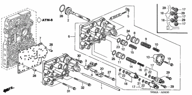 AT Servo Body for 2006 Acura RSX #0