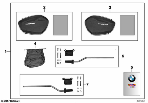 Luggage & Storage for 2020 BMW-Motorrad S 1000 R #1
