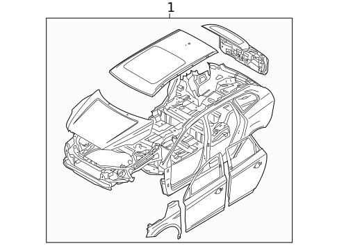 Body Shell for 2016 Volvo XC60 #0